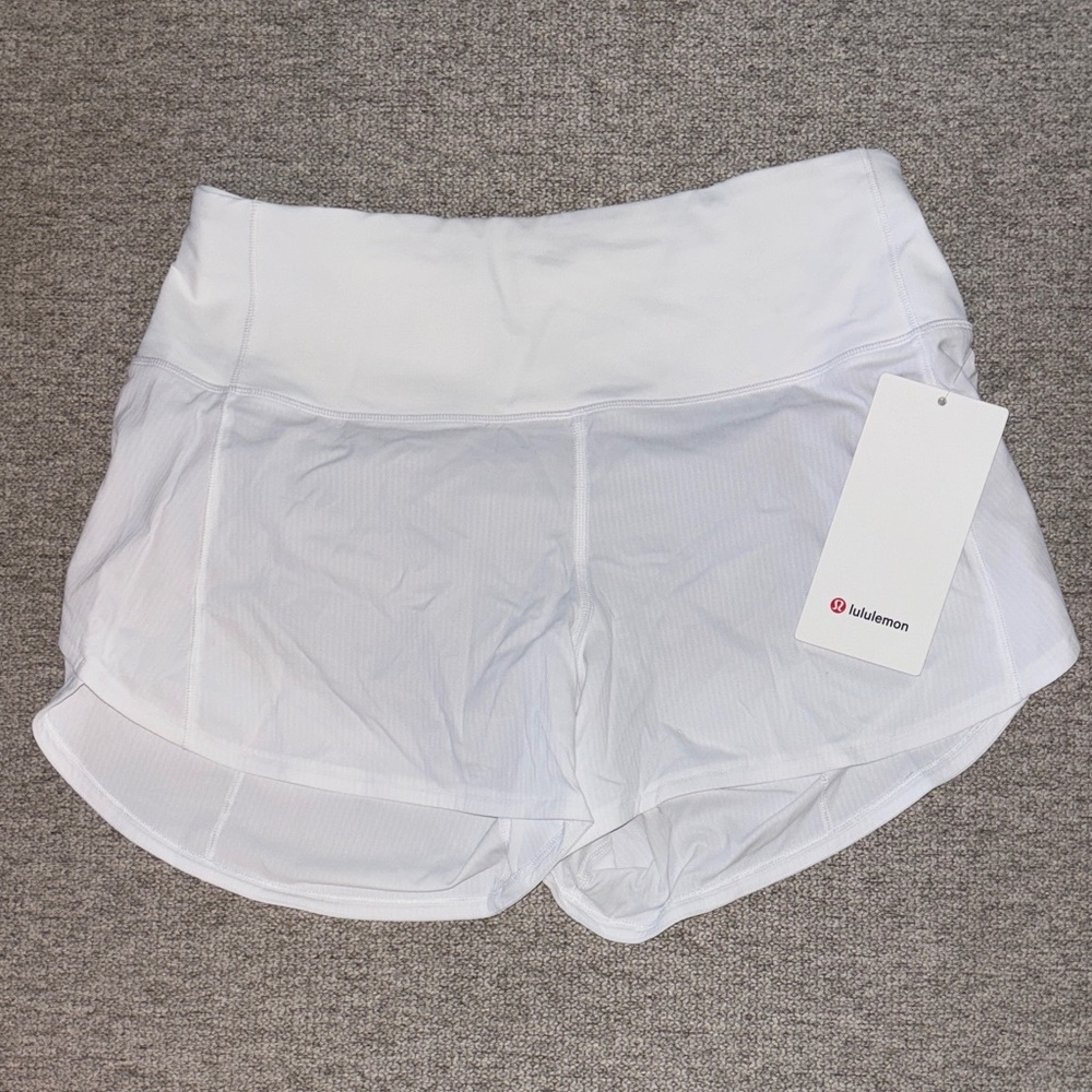 NWT lululemon athletica Speed Up High Rise Short 4” Lined